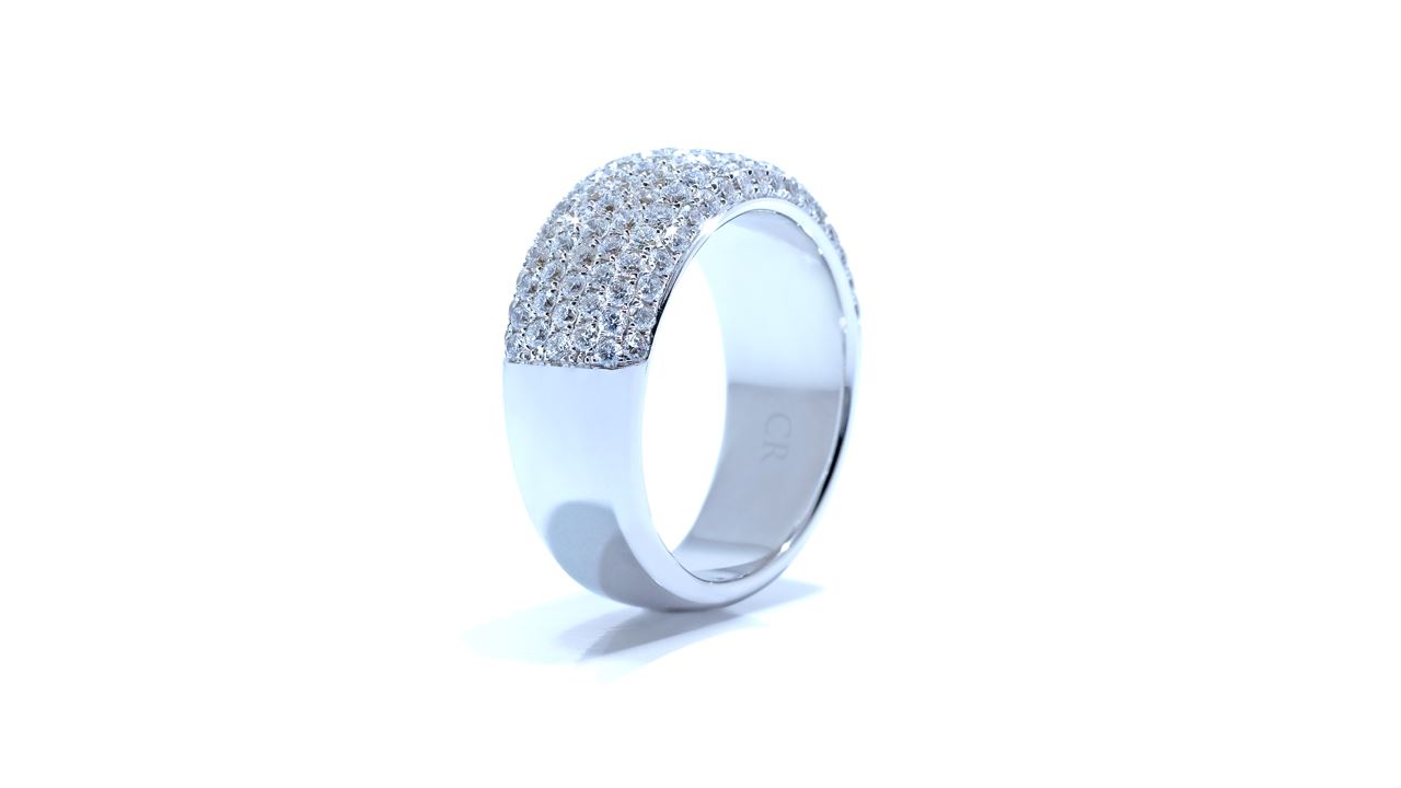 39492 - Diamond Pave Band 1.61 ct. tw. (in 18k white gold) at Ascot Diamonds