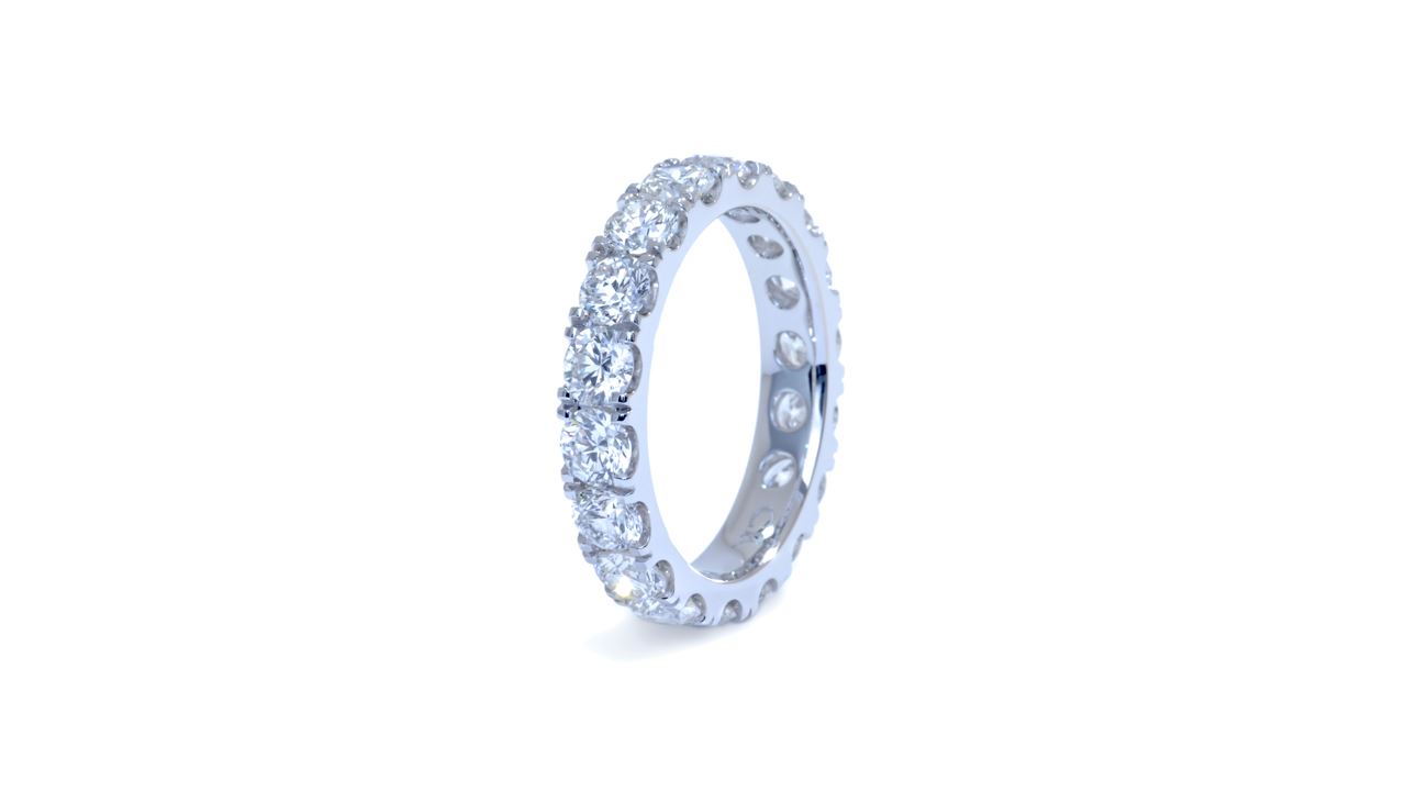 j8404 - Diamond Eternity Wedding Band 3.02 ct. tw. (in 18k white gold) at Ascot Diamonds