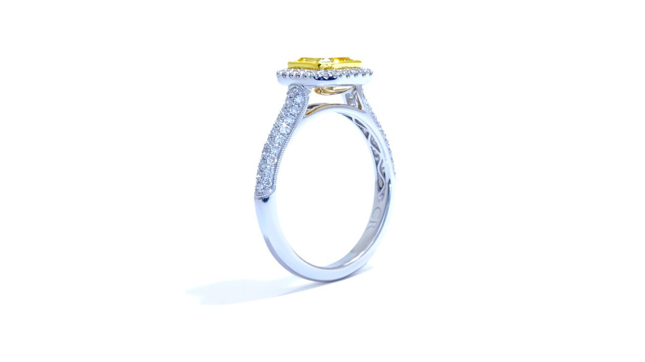 ja1715_d2547 - Fancy Yellow Diamond Engagement Ring at Ascot Diamonds