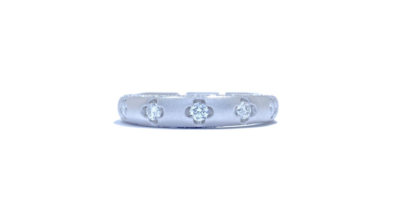 ja1948 - Floral Diamond Stacking Ring 0.76 ct. tw. (in 18k white gold) at Ascot Diamonds