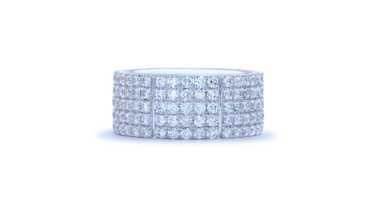 ja2309 - Modern Diamond Anniversary Ring 1.92 ct. tw. (in 18k white gold) at Ascot Diamonds