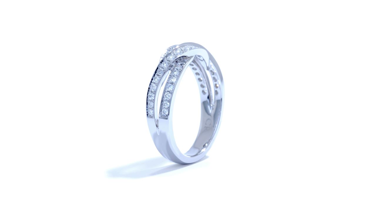 ja3178 - Micropave Twist Diamond Wedding Ring at Ascot Diamonds