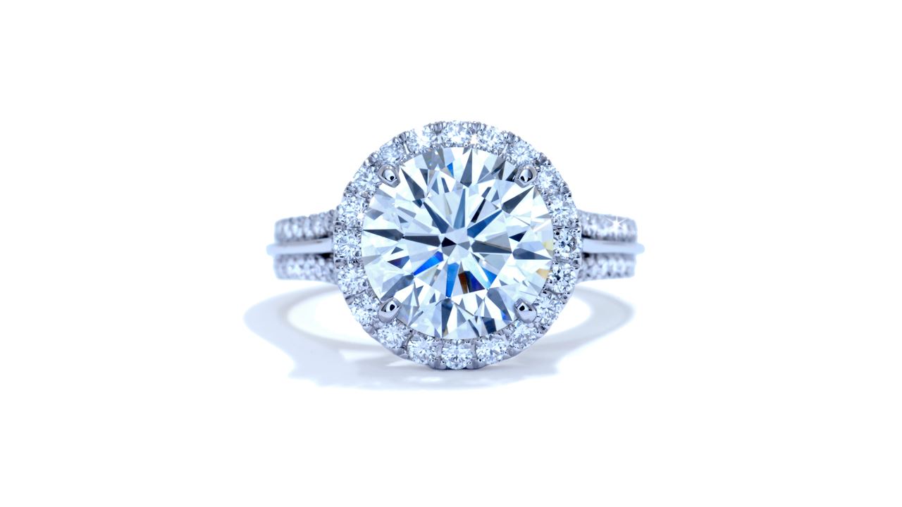 ja3183_d5061 - French-Set Split Diamond Band Engagement Ring at Ascot Diamonds