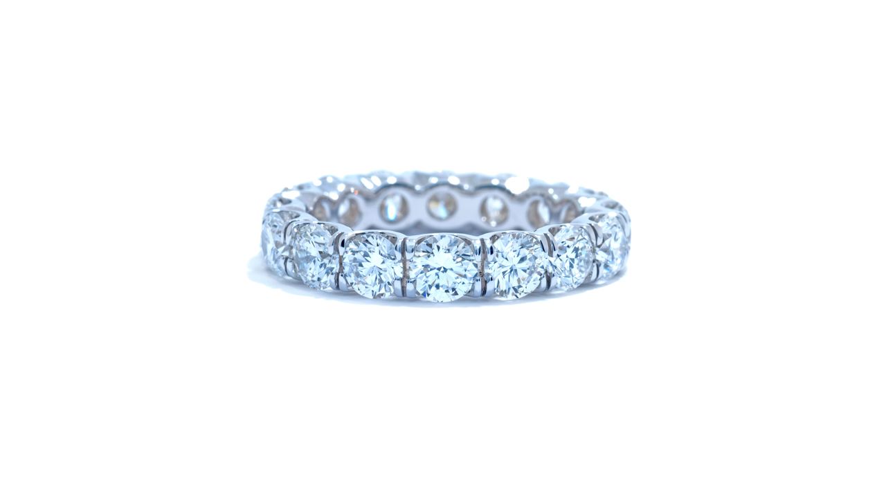 ja3389 - Diamond Eternity Wedding Band 3.30 ct. tw. (in 18k white gold) at Ascot Diamonds
