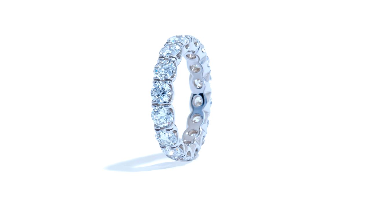 ja3389 - Diamond Eternity Wedding Band 3.30 ct. tw. (in 18k white gold) at Ascot Diamonds