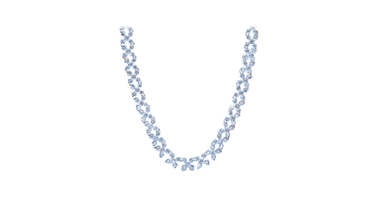 ja3779 - Florence Diamond Necklace 10 ct. tw. (in 18k White Gold) at Ascot Diamonds