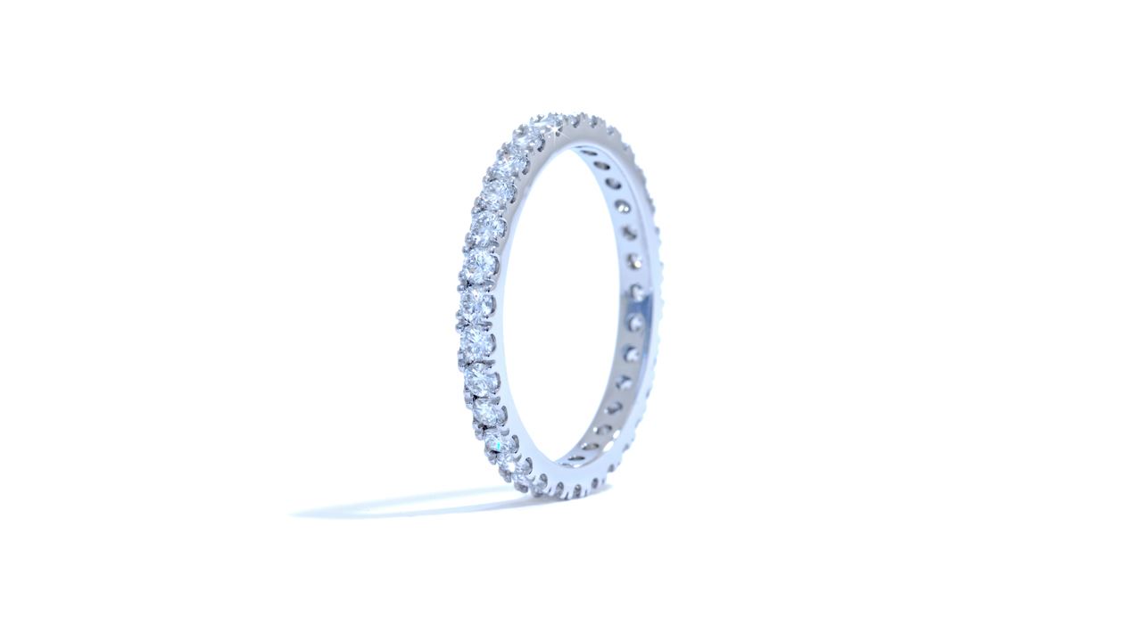 ja3899 - French-Set Diamond Eternity Wedding Band 0.78 ct. tw. (in platinum) at Ascot Diamonds
