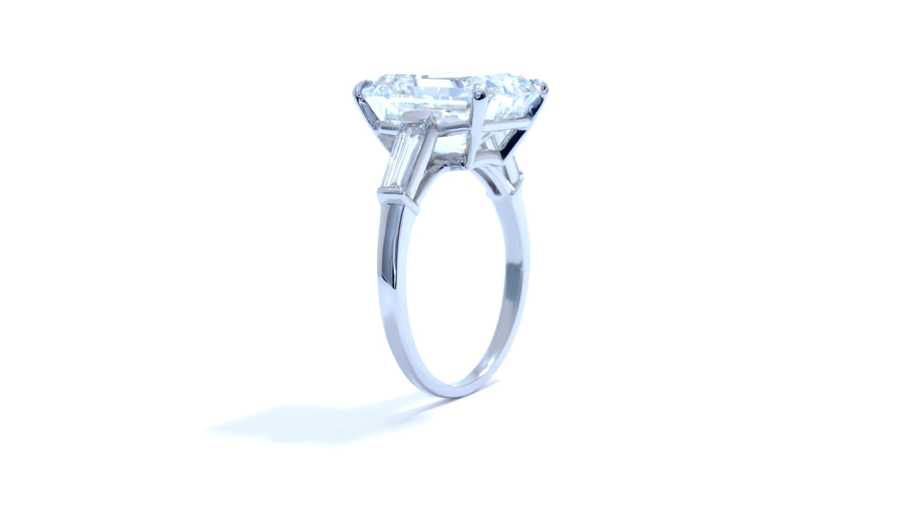 ja4253_d1781b - 6.06 ct Emerald Cut Diamond Engagement Ring at Ascot Diamonds
