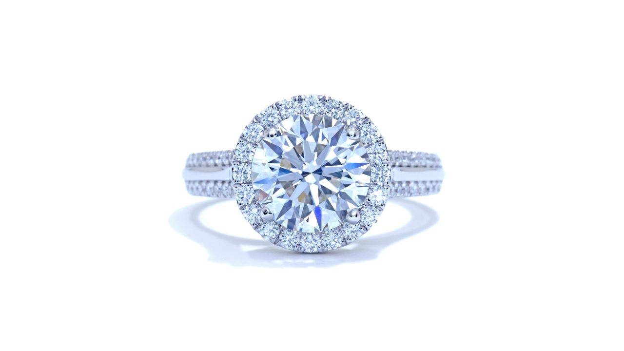 ja4835_d5094 - Round Halo Custom Diamond Engagement Ring at Ascot Diamonds