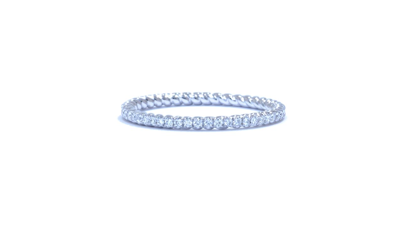ja4953 - Twisted Diamond Eternity Wedding Ring at Ascot Diamonds