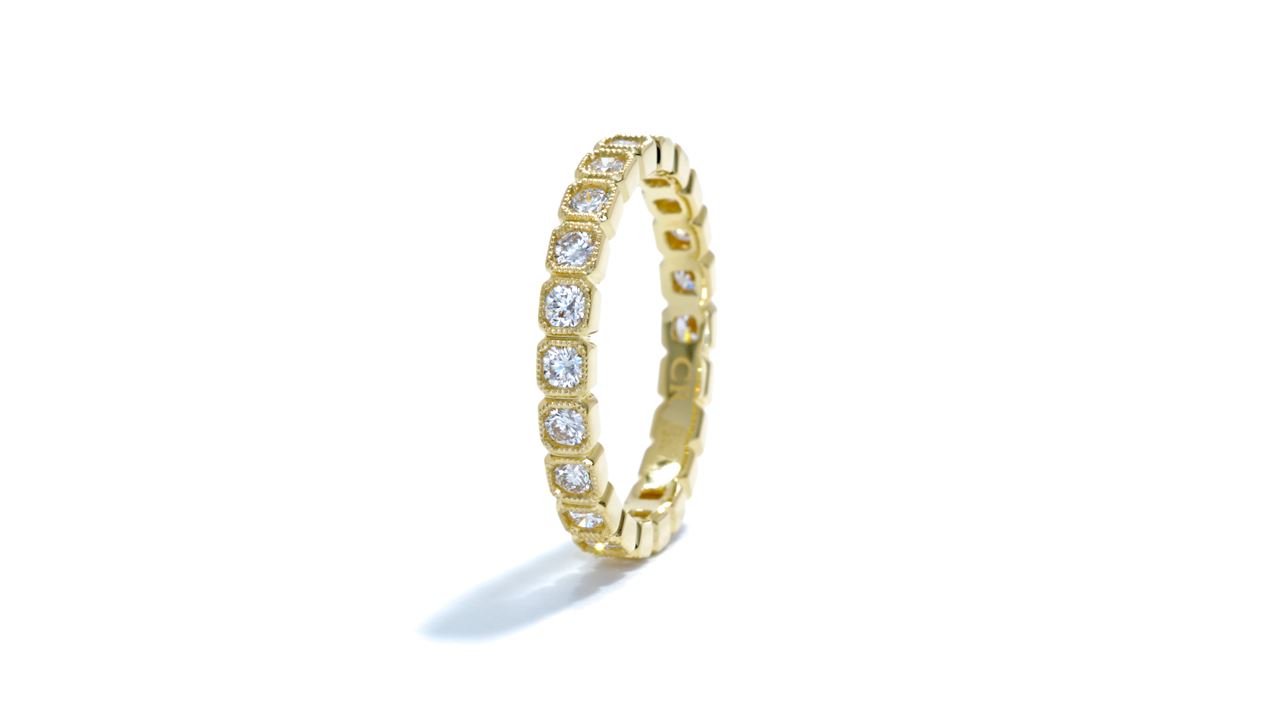 ja5082 - Vintage Diamond Stackable Band 0.81 ct. tw. (in 18k yellow gold) at Ascot Diamonds