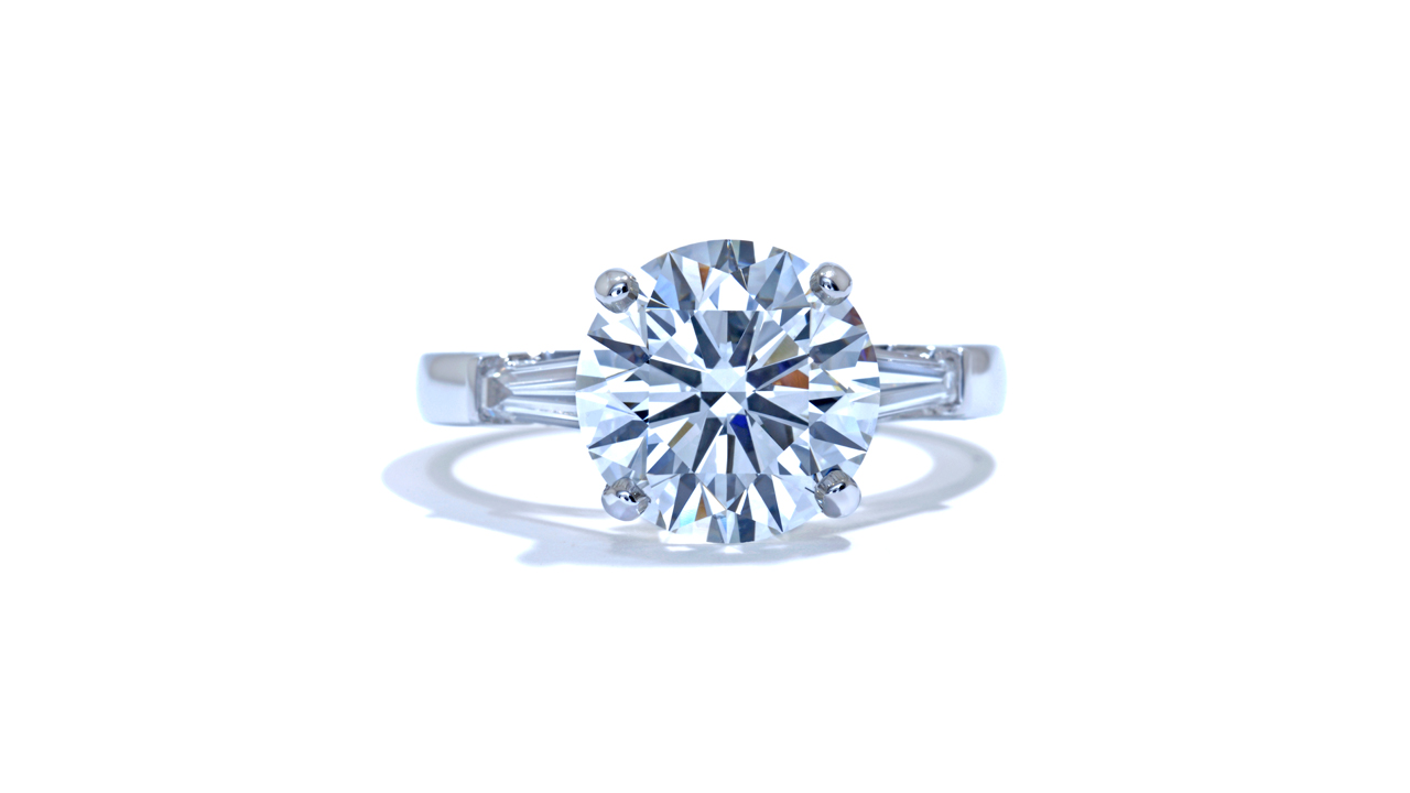 ja5360_d5230 - Tapered Baguette Diamond Engagement Ring at Ascot Diamonds