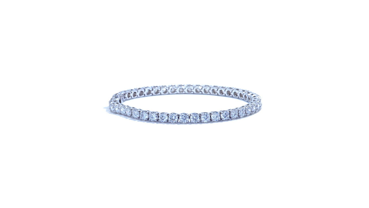 ja5596 - Classic Round Diamond Tennis Bracelet 8.75 ct. tw. (in 14k white gold) at Ascot Diamonds