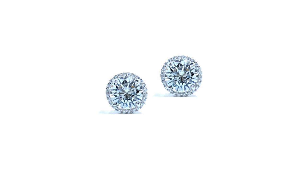 ja5700 - Round Diamond Earring Jackets (in 18k white gold) at Ascot Diamonds
