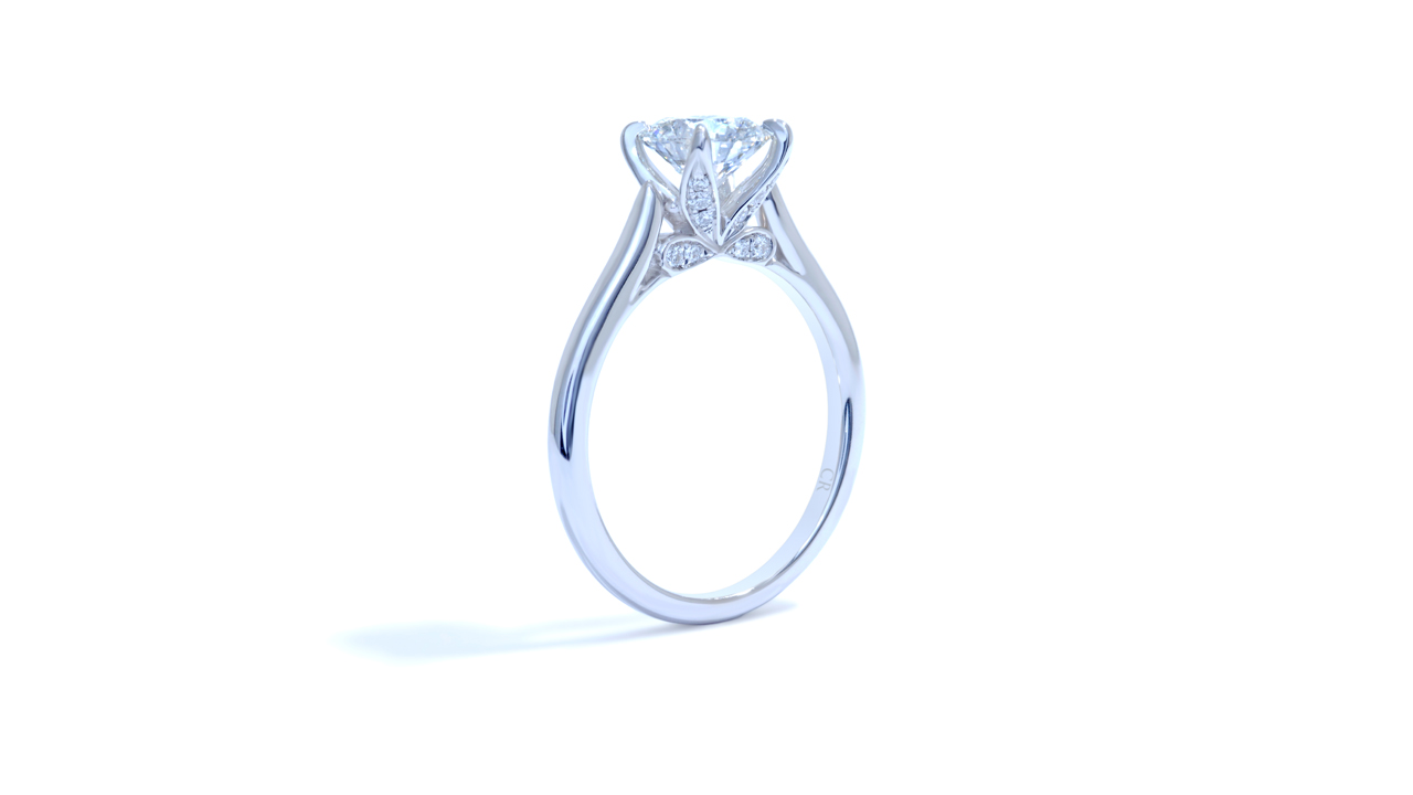 ja6565_d5361 - Modern Solitaire Diamond Engagement Ring at Ascot Diamonds