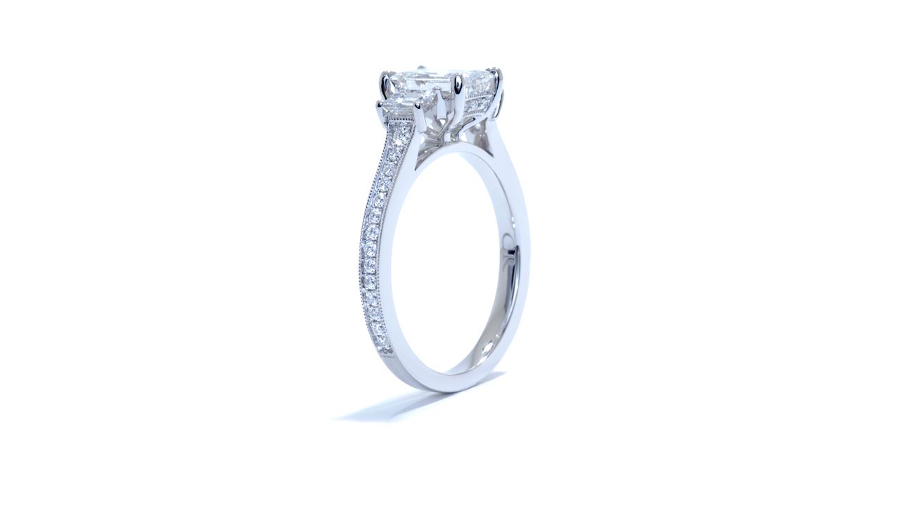 ja6604_d035278 - Three-stone Diamond Band Engagement Ring at Ascot Diamonds
