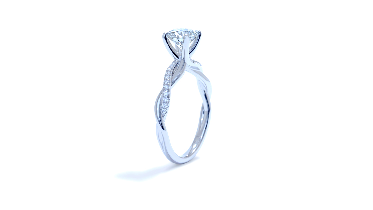ja7061_d5977 - Braided Diamond Engagement Ring at Ascot Diamonds
