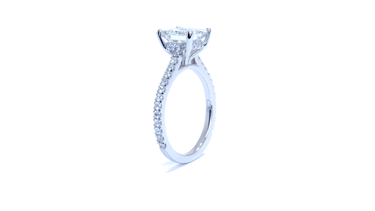 ja7086_d6086 - Cushion Cut Solitaire Engagement Ring at Ascot Diamonds