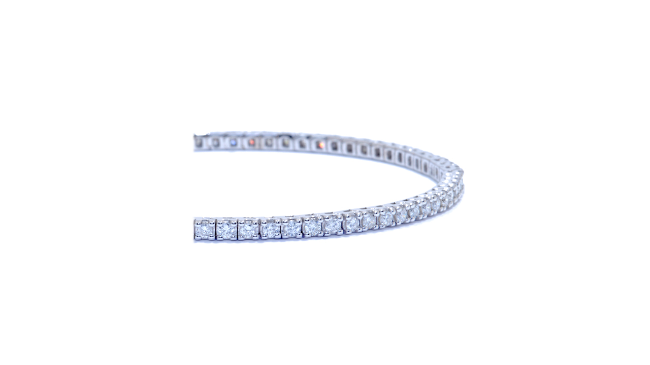 ja7486 - Delicate Diamond Tennis Bracelet at Ascot Diamonds