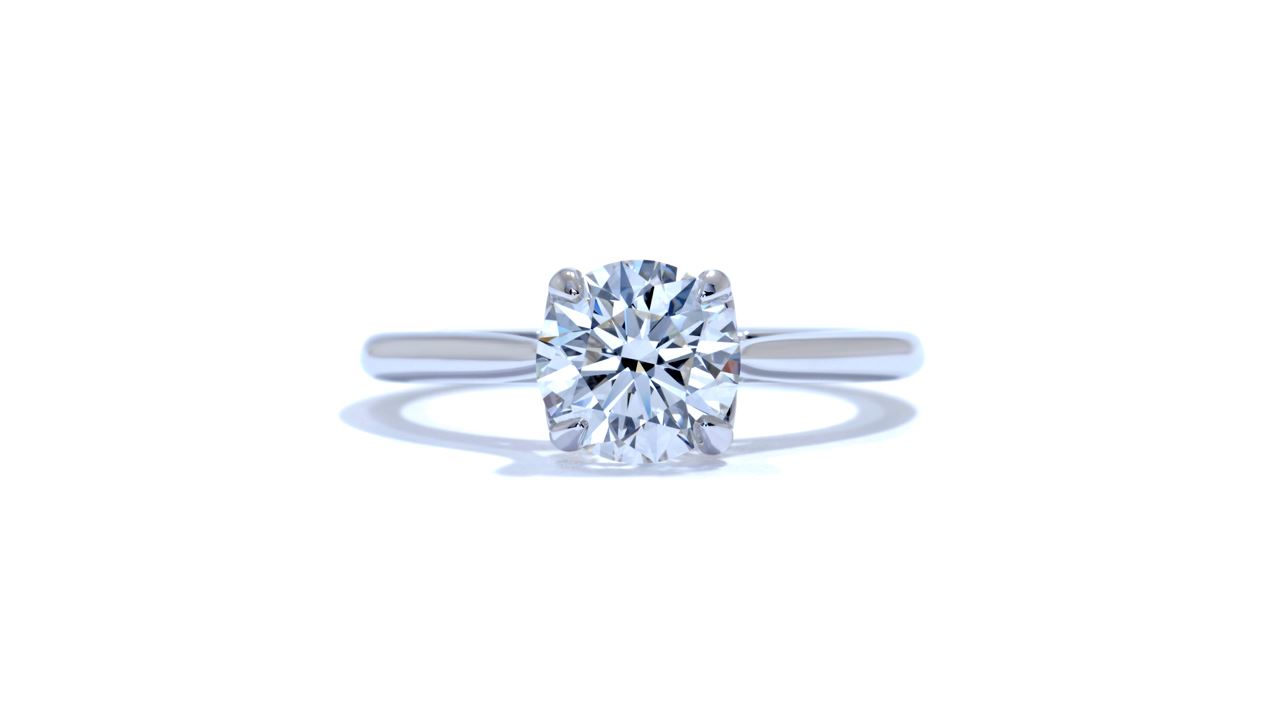 ja7649_d5146 - Thin Solitaire Diamond Engagement Ring at Ascot Diamonds