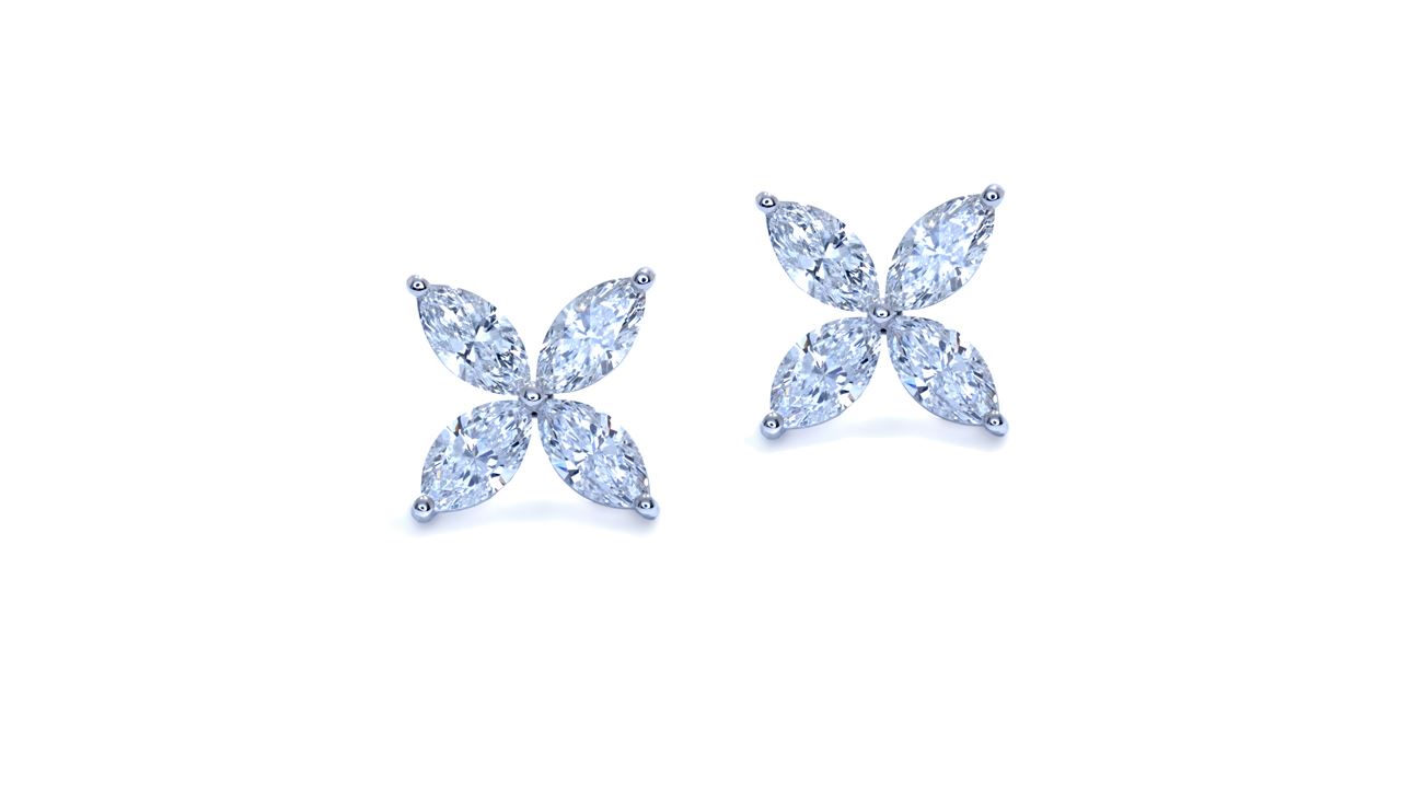 ja7729 - Marquise Diamond Earrings 3.22 ct tw at Ascot Diamonds
