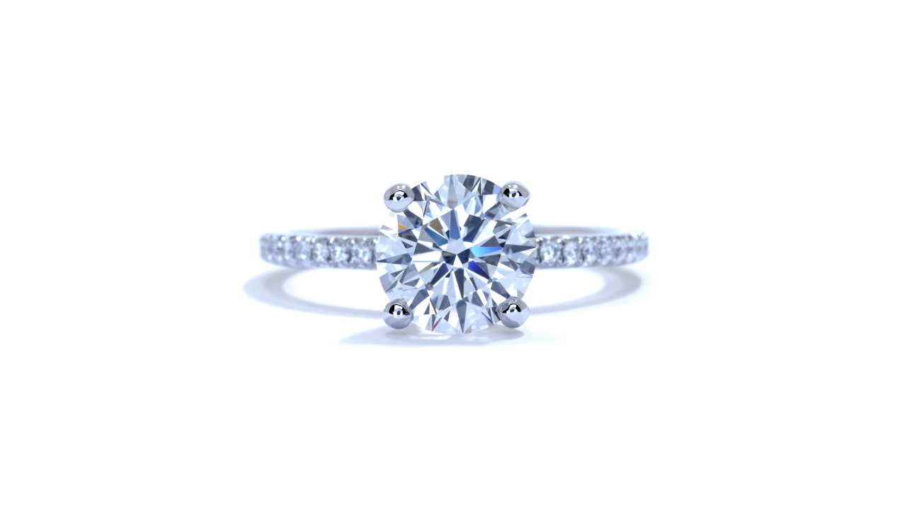 ja7778_d5159 - Modern Solitaire Diamond Engagement Ring at Ascot Diamonds