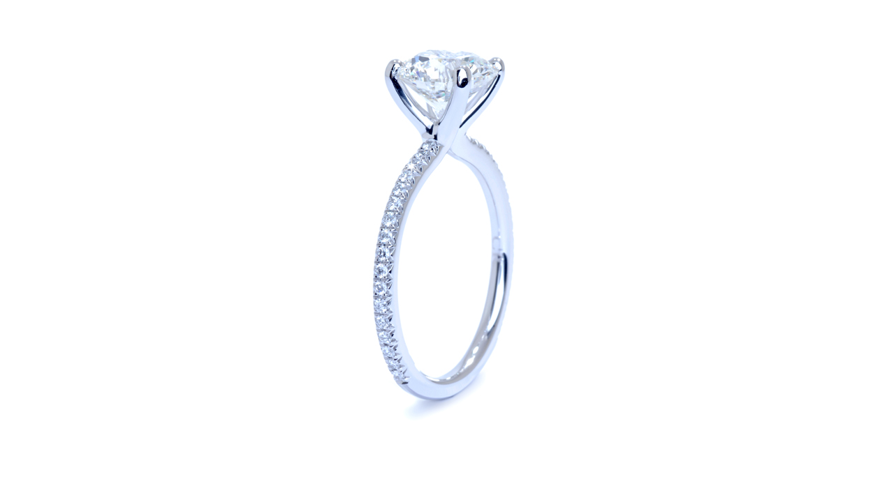 ja7778_d5159 - Modern Solitaire Diamond Engagement Ring at Ascot Diamonds