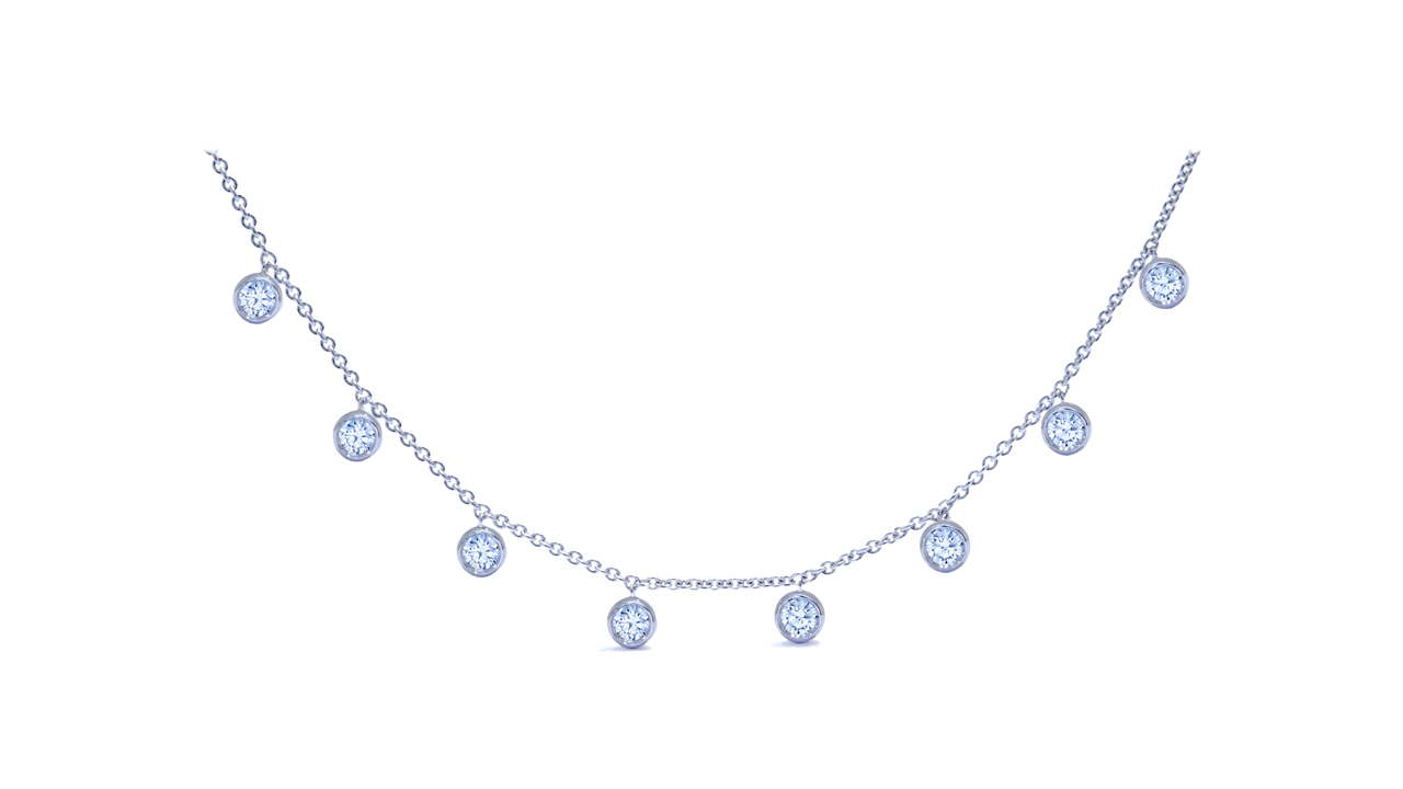 ja8038 - Diamonds by the Yard Necklace 1.26 ct. tw. (in 18k white gold) at Ascot Diamonds