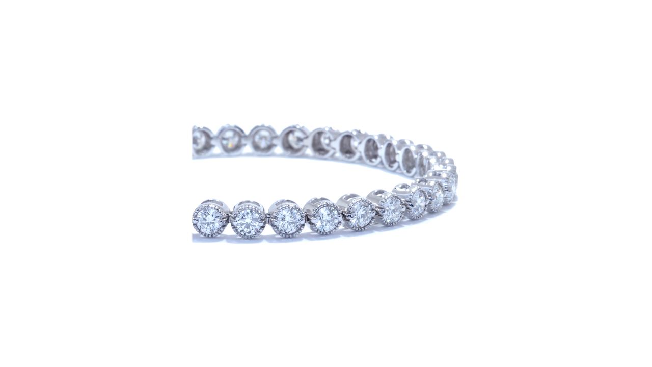 ja8220 - Bezel-Set Round Diamond Tennis Bracelet 6 ct. tw. (in 14k white gold) at Ascot Diamonds