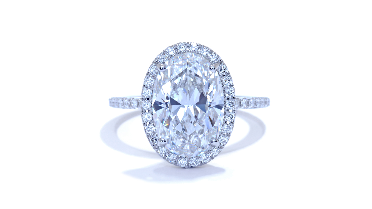 ja8241_d6171 - Oval Cut Diamond Halo Engagement Ring at Ascot Diamonds