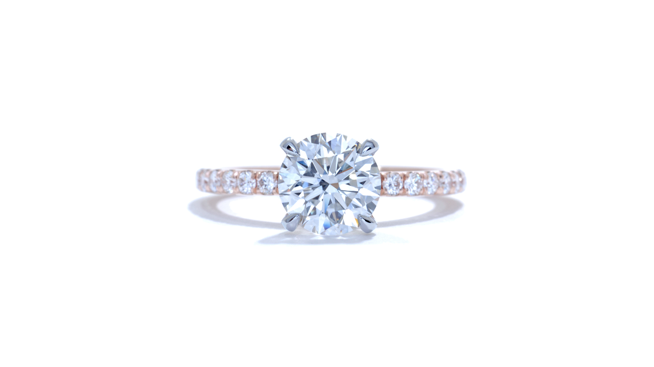 ja8269_lgd2443 - Rose Gold Solitaire Diamond Ring at Ascot Diamonds