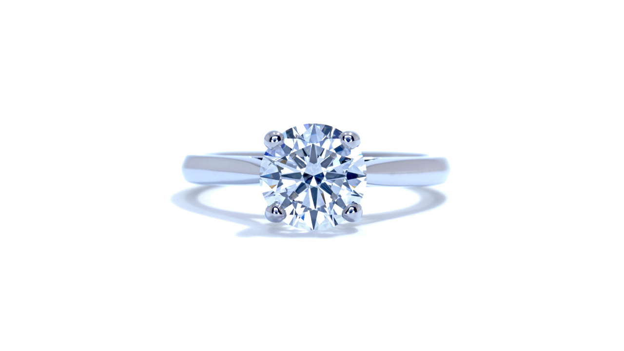 ja8311_d6221 - Solitaire Round Cut Diamond Engagement Ring at Ascot Diamonds