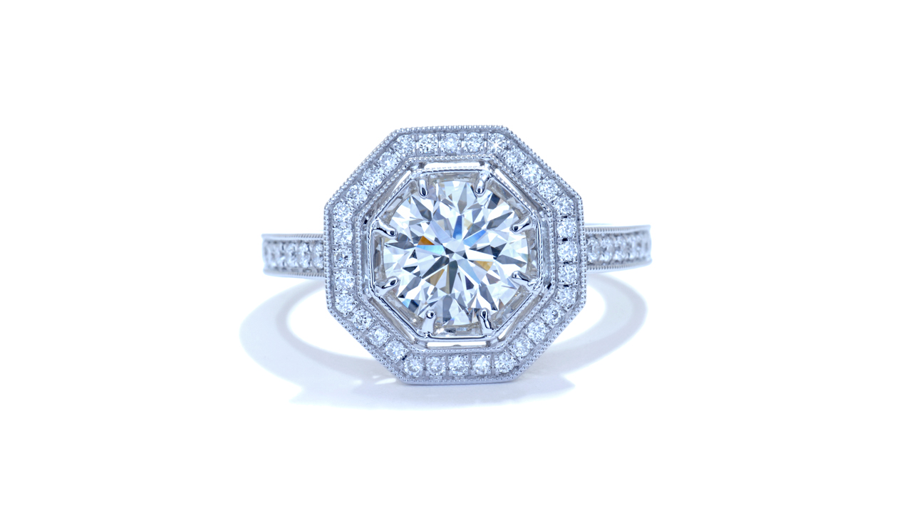 ja8396_lgd1068 - 1.7 ct Round Lab Created Diamond Ring  at Ascot Diamonds