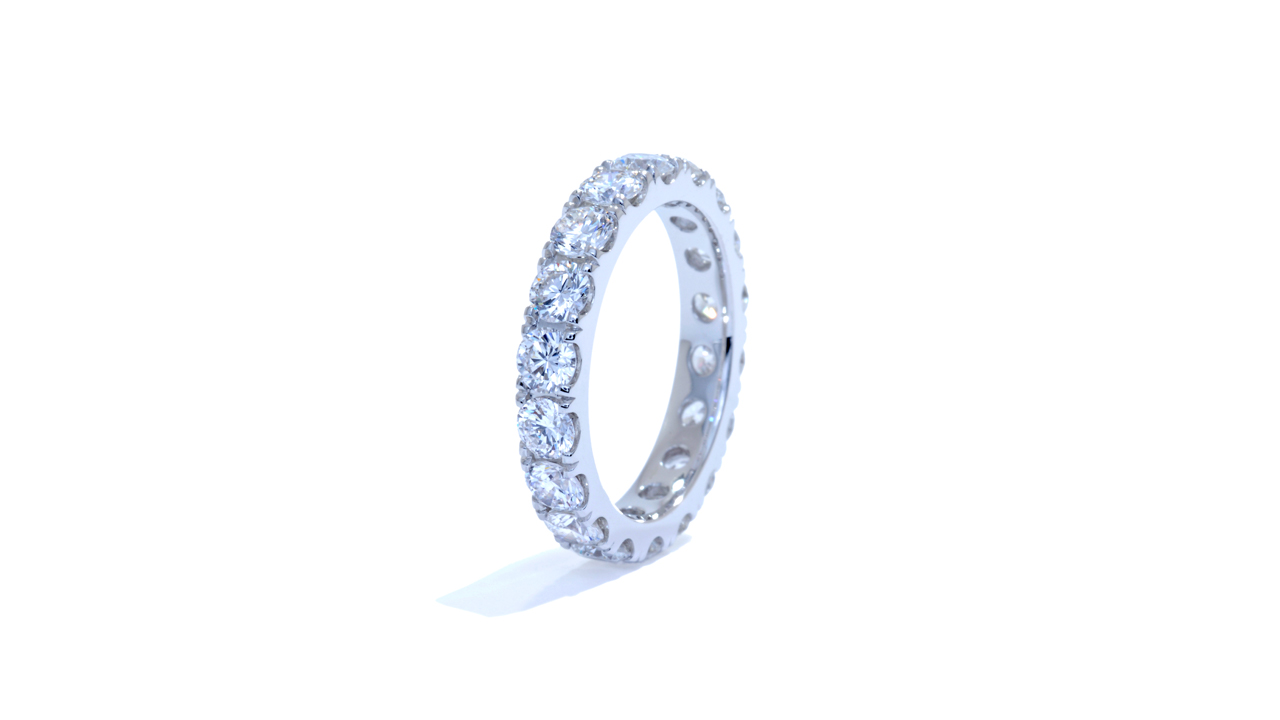 ja8601 - Eternity Diamond Wedding Band 2.66 ct. tw. (in 18k white gold) at Ascot Diamonds
