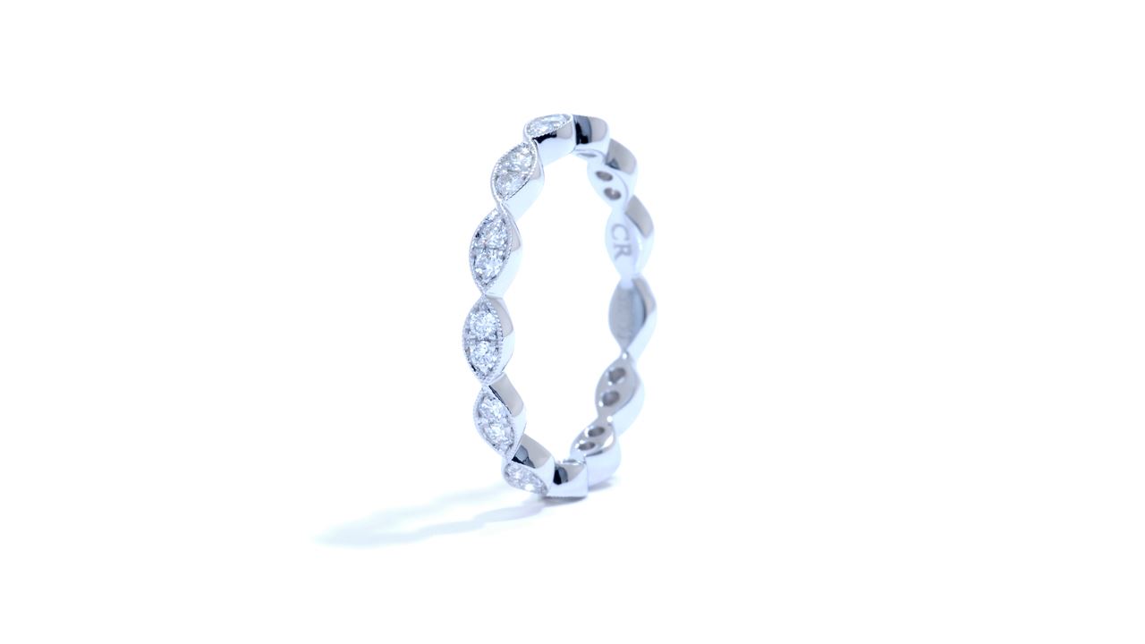 ja8876 - Marquise Shape Diamond Wedding Ring at Ascot Diamonds