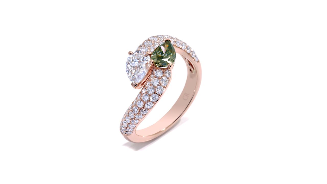 ja9129 - Serpentine Custom Diamond Ring 1.72 ct.  at Ascot Diamonds