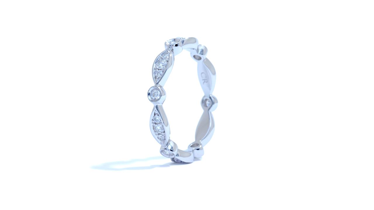 ja9144 - Delicate Diamond Stackable Band 0.35 ct. tw. (in 18k white gold) at Ascot Diamonds