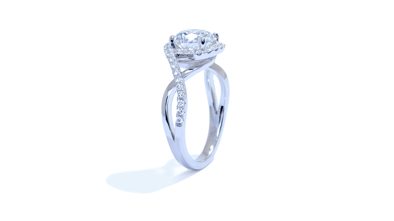 ja9363_lgd1644 - 1.2 ct. Round Diamond Swirl Engagement Ring at Ascot Diamonds