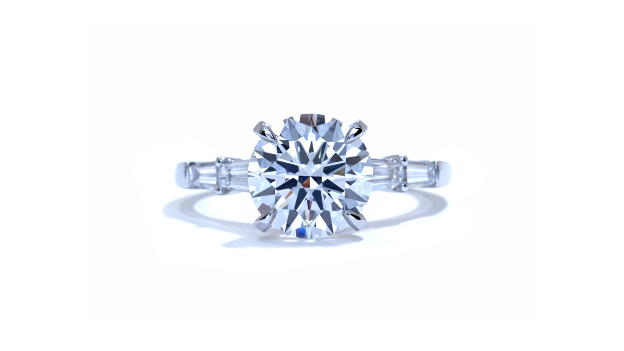 ja9729_d5507 - 2 ct Diamond Tapered Baguette Ring at Ascot Diamonds