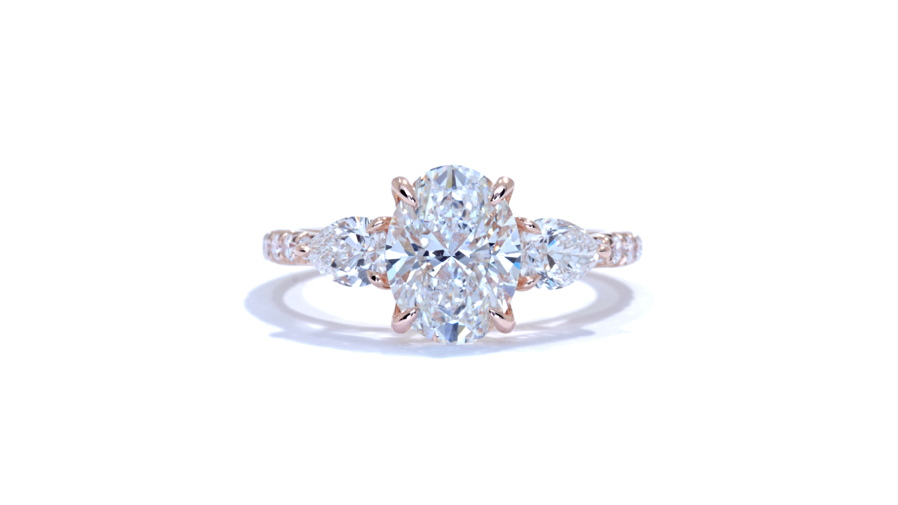 ja9731_d5721 - Three Stone Oval Diamond Engagement Ring at Ascot Diamonds