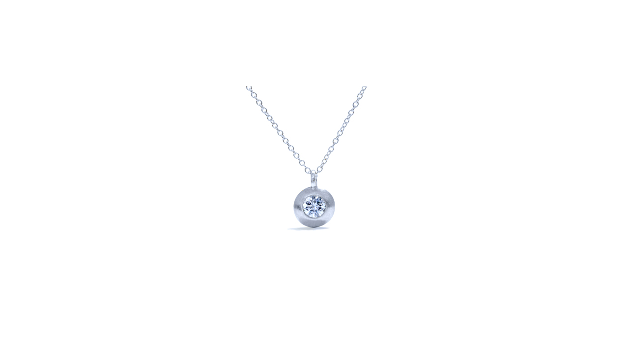 jb1057 - Delicate Solitaire Necklace | Bezel Set at Ascot Diamonds