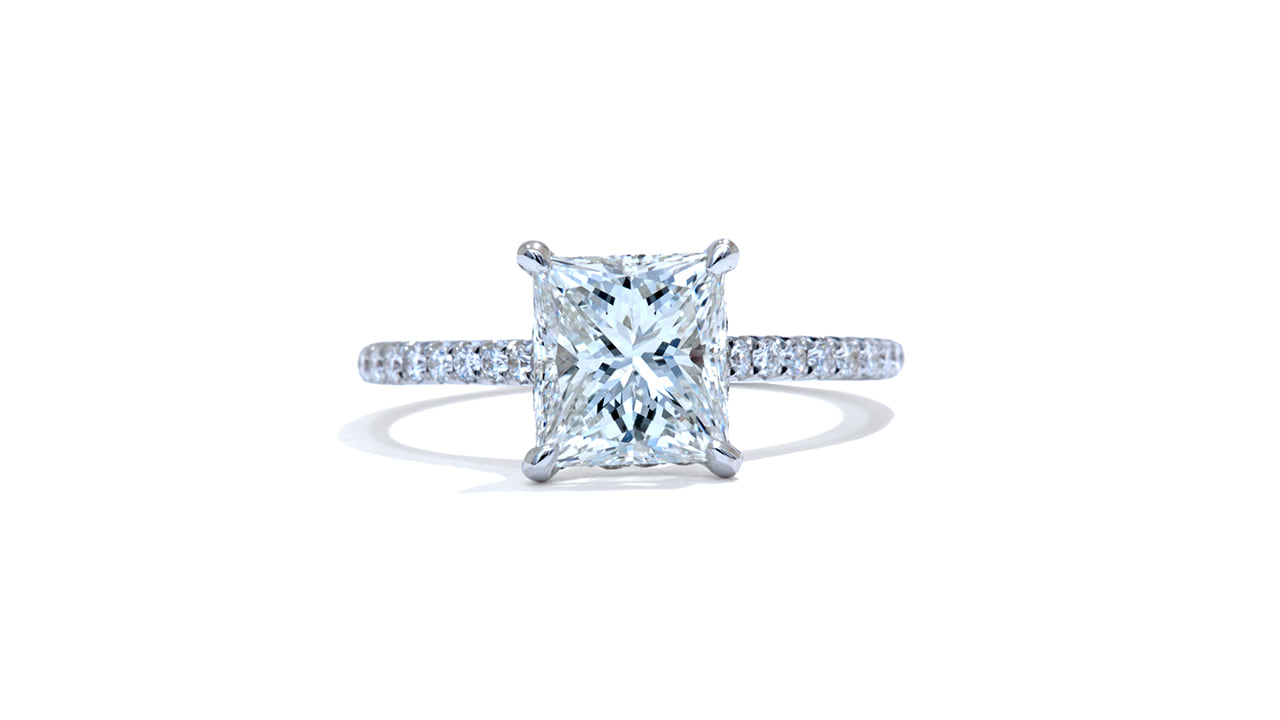 jb1486_d7159 - 2 ct. Princess Cut Diamond Ring at Ascot Diamonds