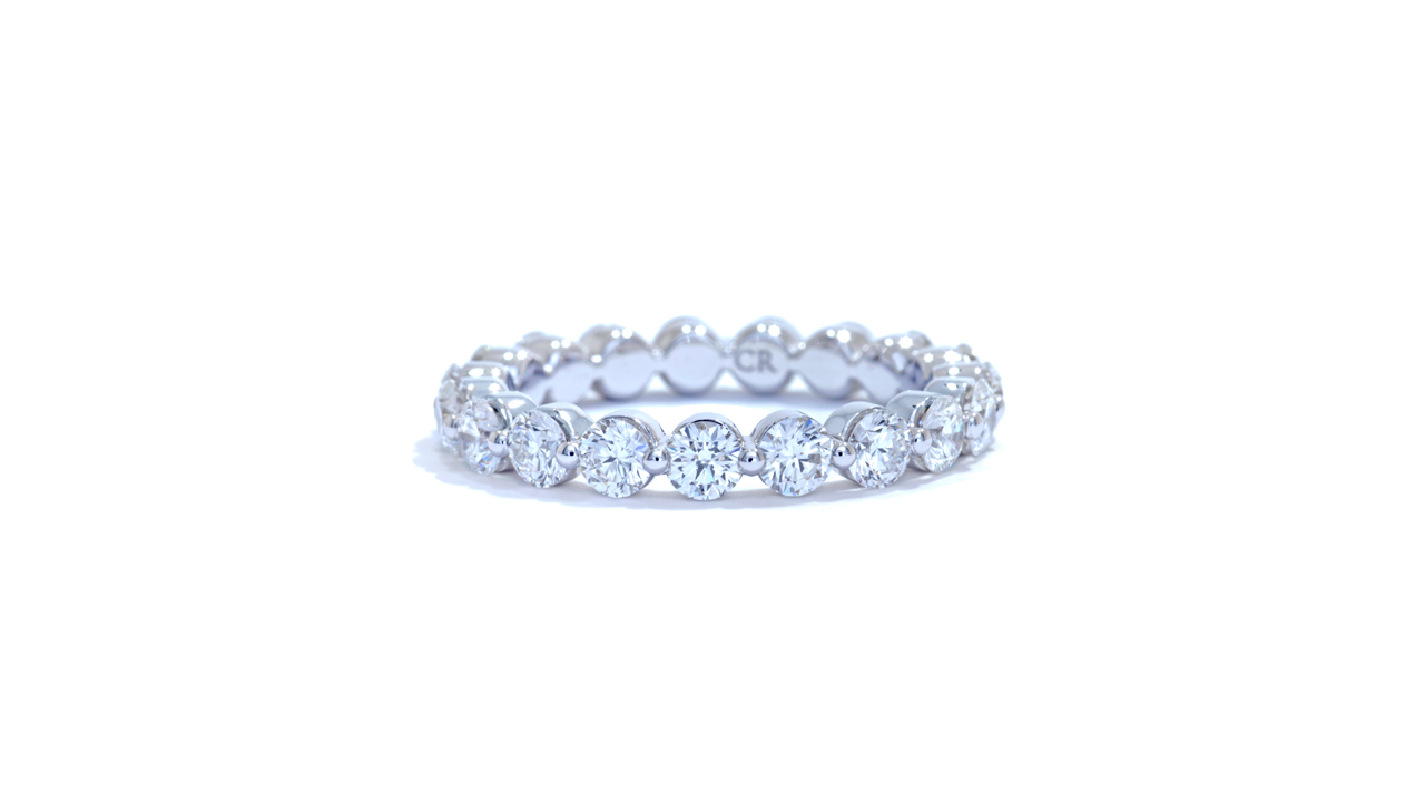 jb1901 - Floating Anniversary Band (in 18k white gold) at Ascot Diamonds