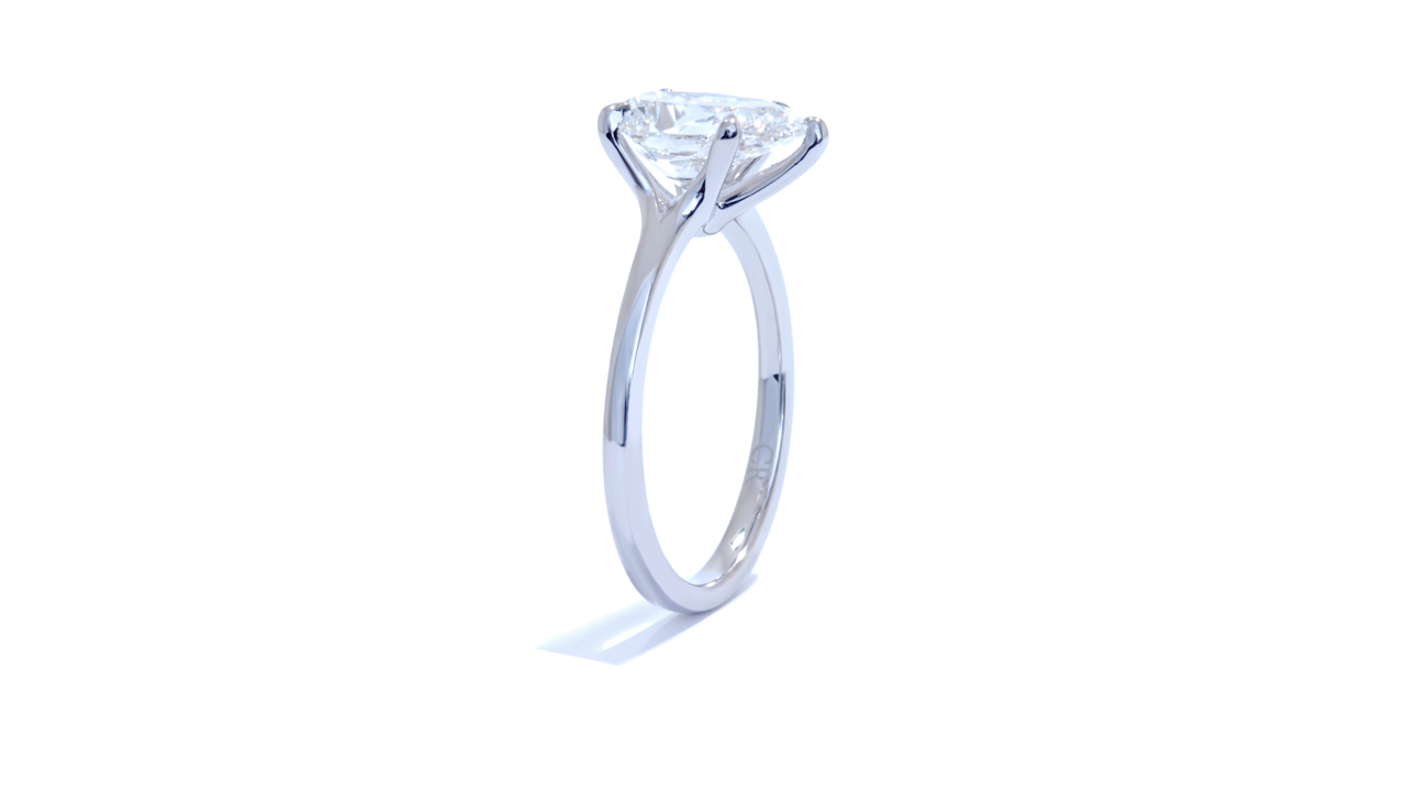 jb1917_d5656 - Pear Shaped Solitaire Engagement Ring at Ascot Diamonds