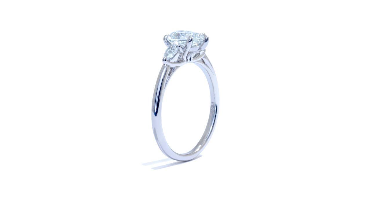 jb2295_d6137 - 1 ct. Pear Shape Diamond Ring at Ascot Diamonds