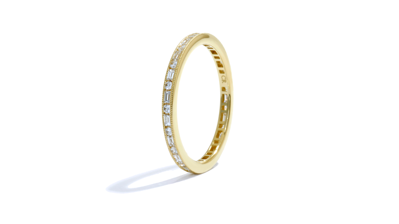 jb3803 - Stacking Round and Baguette Diamond Band at Ascot Diamonds