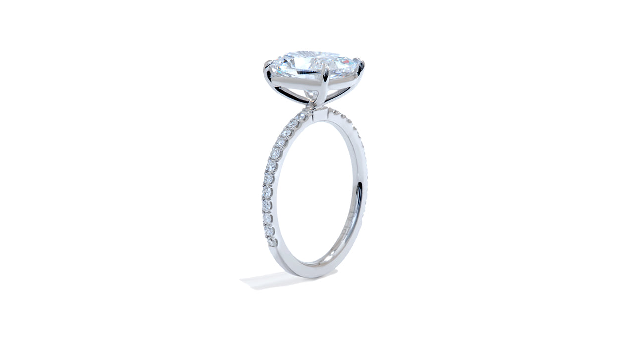 jb3842_lgdp3725 - Solitaire Cushion Engagement Ring 2.9ct at Ascot Diamonds