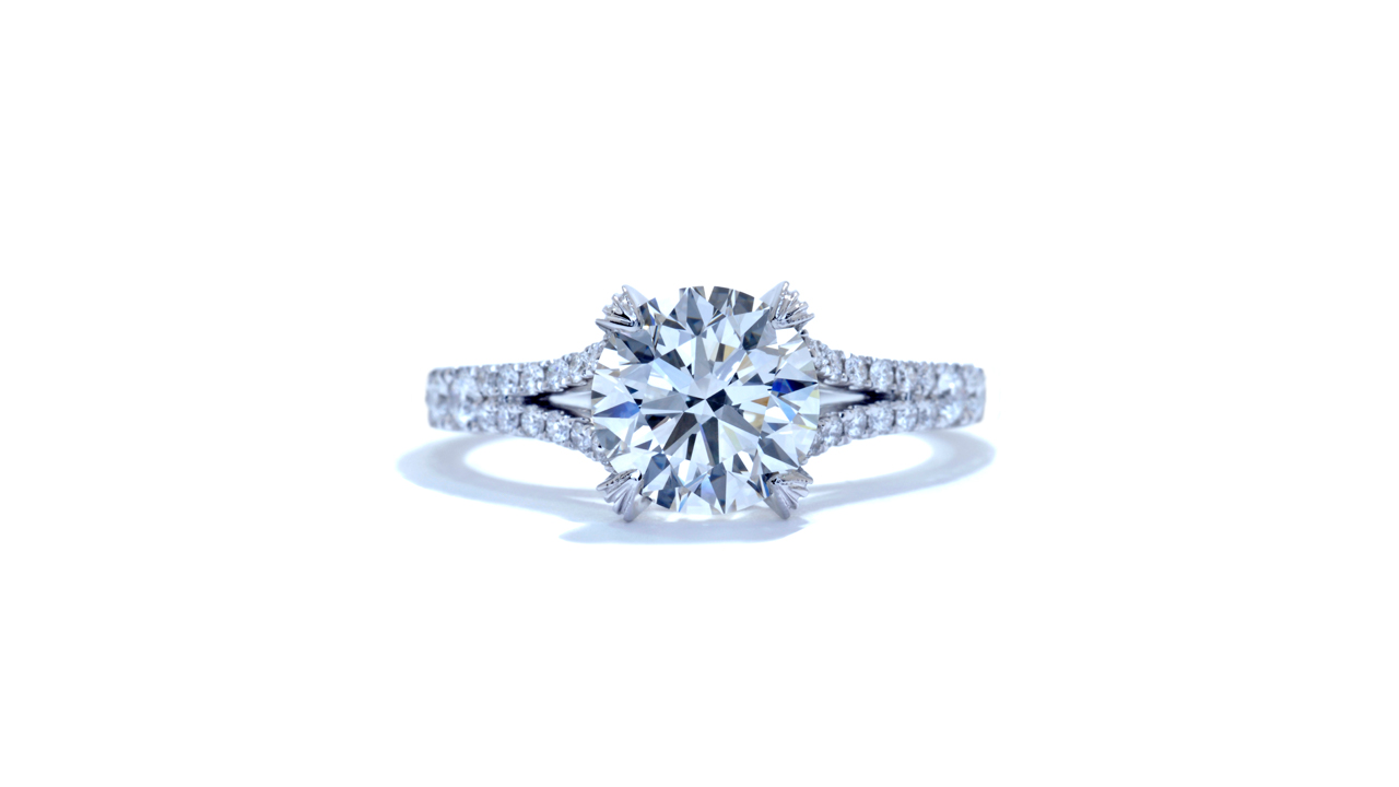 jb3972_lgdp2785 - Split Diamond Band Engagement Ring at Ascot Diamonds
