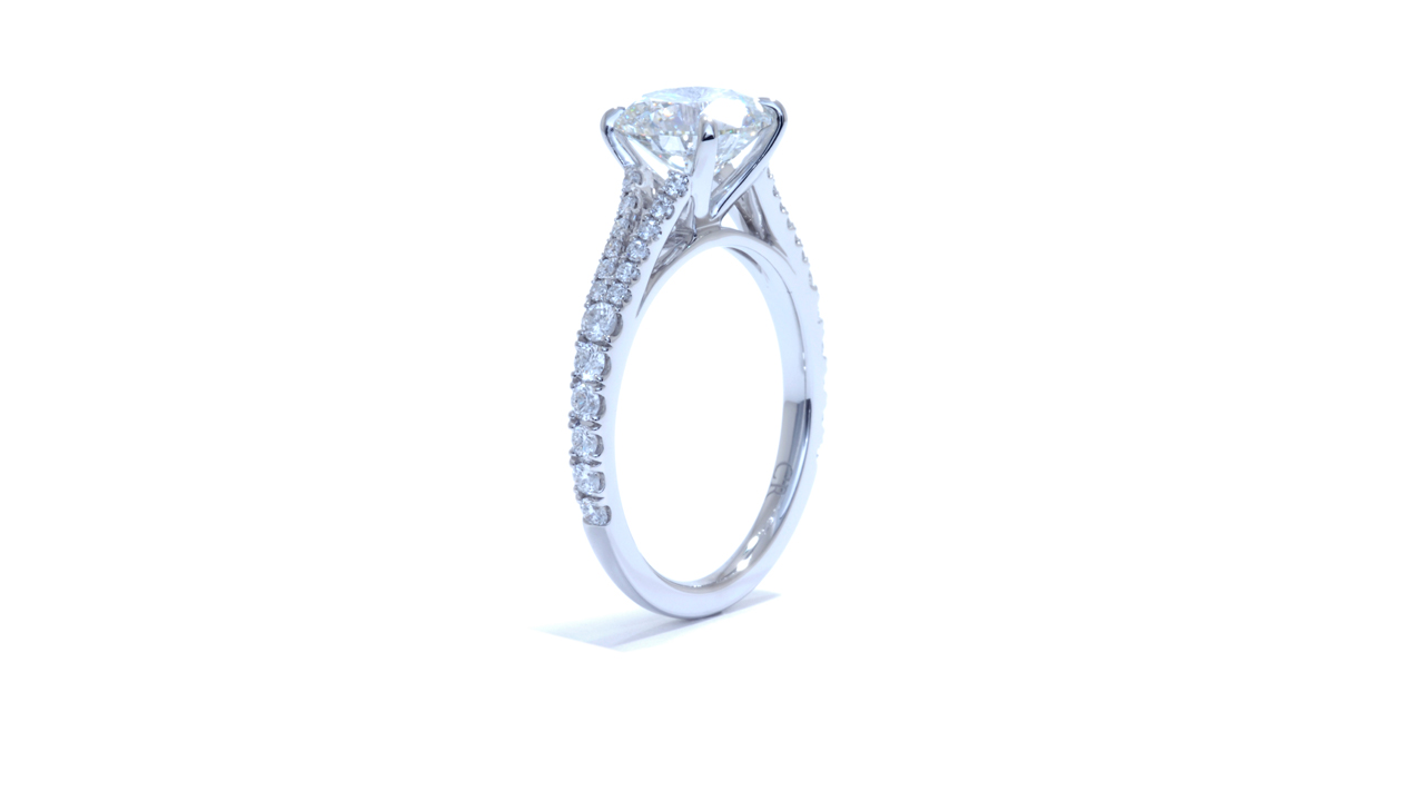 jb3972_lgdp2785 - Split Diamond Band Engagement Ring at Ascot Diamonds