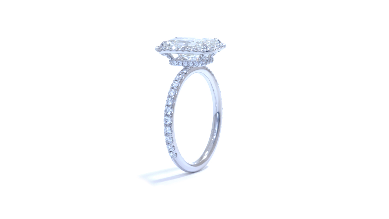 jb4200_d6372 - 2 ct Radiant Cut Diamond Engagement Ring
 at Ascot Diamonds